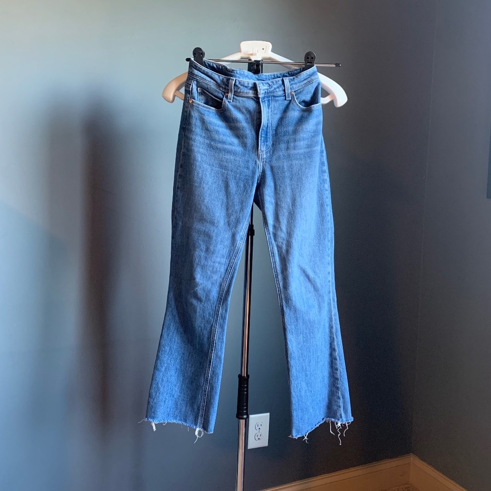 PAIGE Jeans Colette Crop Flare Size 28